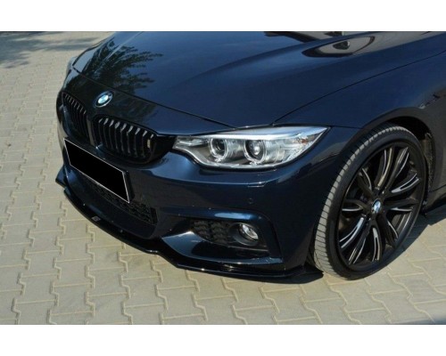 Передняя Lip накладка DPT V-2 (для M-Technic, черный глянец) для BMW 4 серия F-32 2012-2020 гг