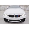 Накладка на передний бампер DPT Lip V-1 (для M4, черный глянец) для BMW 4 серия F-32 2012-2020 гг
