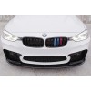 Накладка на передний бампер DPT Lip V-1 (для M4, черный глянец) для BMW 4 серия F-32 2012-2020 гг