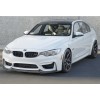 Накладка на передний бампер DPT Lip V-2 (для M4, черный глянец) для BMW 4 серия F-32 2012-2020 гг
