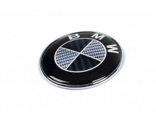 Емблема Карбон, Туреччина (d83.5мм) для BMW 5 серія E34 1988-1995 - 48209-11