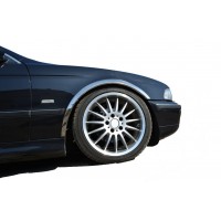 Накладки на арки (4 шт, нерж) для BMW 5 серия E-39 1996-2003