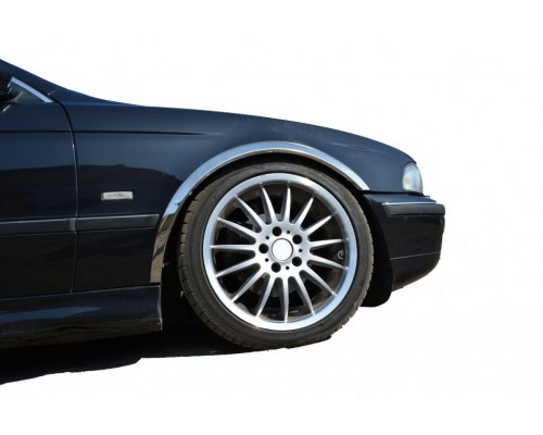 Накладки на арки (4 шт, нерж) для BMW 5 серия E-39 1996-2003