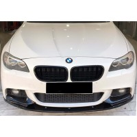 Накладка на передний бампер DPT Lip V-2 (для M-Performance, черный глянец) для BMW 5 серия F-10/11/07 2010-2016 гг