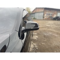 Накладки на зеркала 2013-2016 (BMW-style, 2 шт) для BMW 5 серия F-10/11/07 2010-2016