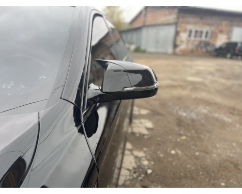 Накладки на зеркала 2013-2016 (BMW-style, 2 шт) для BMW 5 серия F-10/11/07 2010-2016 - 80843-11