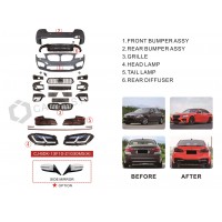 Комплект рестайлинга в G30 M5 2021год (мини) для BMW 5 серия F-10/11/07 2010-2016 гг