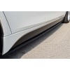 Боковые пороги DPT V-1 (черный глянец) для BMW 5 серия F-10/11/07 2010-2016 гг