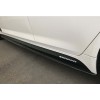 Боковые пороги DPT V-1 (черный глянец) для BMW 5 серия F-10/11/07 2010-2016 гг