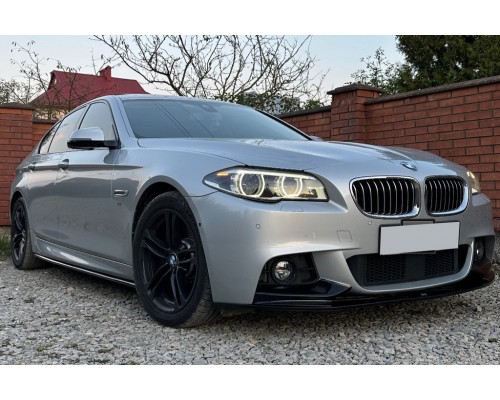 Боковые пороги DPT V-1 (черный глянец) для BMW 5 серия F-10/11/07 2010-2016 гг