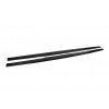 Боковые пороги DPT V-1 (черный глянец) для BMW 5 серия F-10/11/07 2010-2016 гг