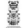 Комплект рестайлинга в G60 для BMW 5 серия F-10/11/07 2010-2016 гг