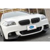 Накладка на передний бампер Flap (черная) для BMW 5 серия F-10/11/07 2010-2016