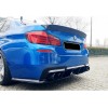Задний диффузор DPT V-1 (черный глянец) для BMW 5 серия F-10/11/07 2010-2016 гг