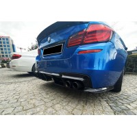 Задний диффузор DPT V-1 (черный глянец) для BMW 5 серия F-10/11/07 2010-2016 гг