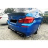 Задний диффузор DPT V-1 (черный глянец) для BMW 5 серия F-10/11/07 2010-2016 гг