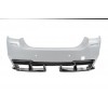 Задний диффузор DPT V-1 (черный глянец) для BMW 5 серия F-10/11/07 2010-2016 гг
