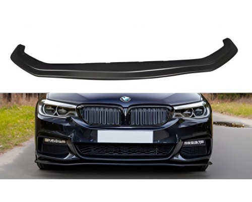 Передняя Lip накладка DPT V-2 (черный глянец) для BMW 5 серия G30/31 2017-2023 гг