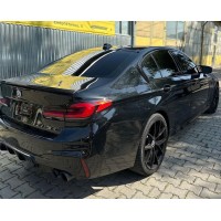 Задний бампер в собранном виде в стиле M5 F90 (для 2021-2025) для BMW 5 серия G30/31