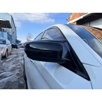 Накладки на зеркала (BMW-style, 2 шт) для BMW 5 серия G30/31 (2017+)