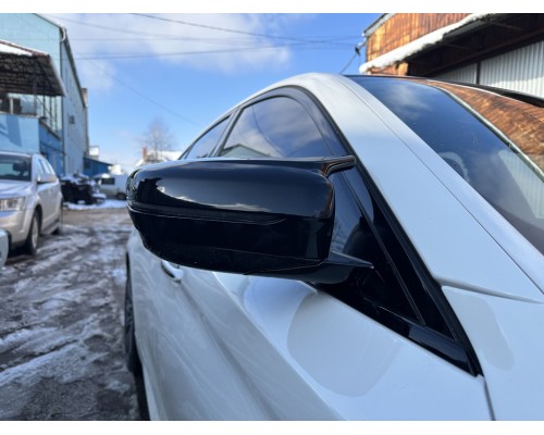 Накладки на зеркала (BMW-style, 2 шт) для BMW 5 серия G30/31 (2017+)