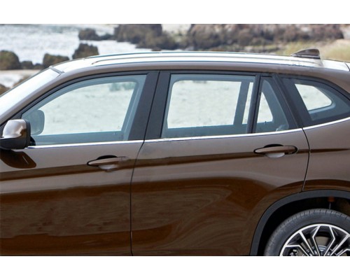 BMW X1 E84 2009-2015 Нижні молдинги скла (нерж.) 6 шт. - 64873-11