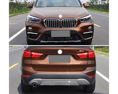 Передняя и задняя накладки (2 шт) для BMW X1 F-48 2015+ - 48244-11