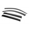 Ветровики с хромом Niken Luxury (4 шт) для BMW X3 F-25 2011-2018 гг