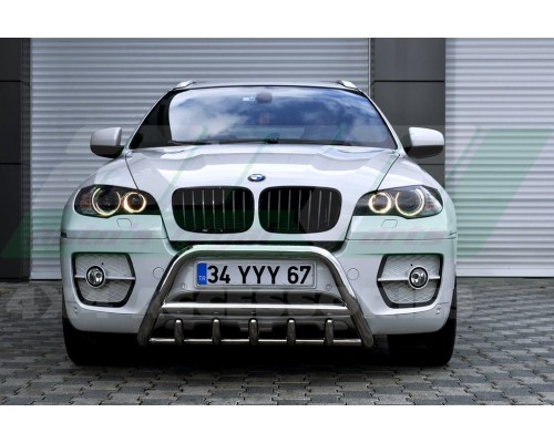 Кенгурятник WT003 (нерж.) 60мм для BMW X5 E-70 2007-2013