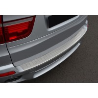 BMW X5 E70 2007-2013 Накладка на задний бампер OmsaLine (нерж.)
