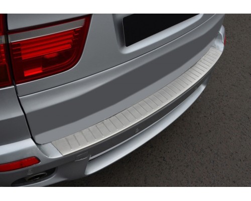 BMW X5 E70 2007-2013 Накладка на задний бампер OmsaLine (нерж.) - 47952-11