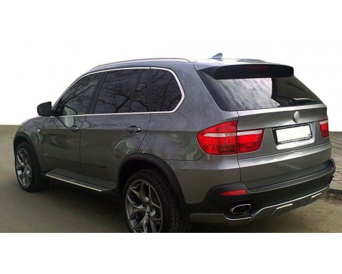 Накладка на задний бампер (под покраску) для BMW X5 E-70 2007-2013 - 79624-11