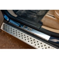 Накладка на пороги (4 шт, нерж) для BMW X5 E-70 2007-2013 гг
