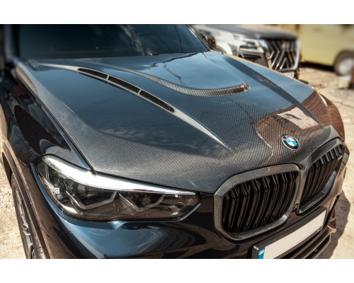 Карбоновый капот V1 (G05/F95) для BMW X5 G05 2019- гг