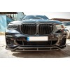 Передняя Lip накладка Paradigm V-2 (2018-2022, натуральный карбон) для BMW X5 G05 2019- гг