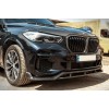 Передняя Lip накладка Paradigm V-2 (2018-2022, натуральный карбон) для BMW X5 G05 2019- гг