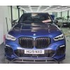 Передняя Lip накладка Paradigm V-2 (2018-2022, натуральный карбон) для BMW X5 G05 2019- гг