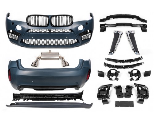 Комплект обвісів (М-пакет) для BMW X6 F-16 2014-2019 - 48442-11