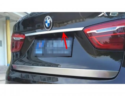 Хром планка над номером для BMW X6 F-16 2014-2019 - 80779-11