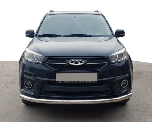 Передній захист ST008 (нерж) для Chery Tiggo III 2014+︎
