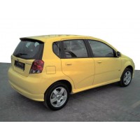 Бічні пороги (під фарбування) для Chevrolet Aveo T200 2002-2008