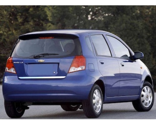 Кромка багажника (нерж.) Sedan для Chevrolet Aveo T200 2002-2008 - 74337-11