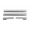 Накладки на внутренние пороги Carmos V2 (4 шт, нерж.) для Chevrolet Aveo T250 2005-2011 гг. - 80375-11