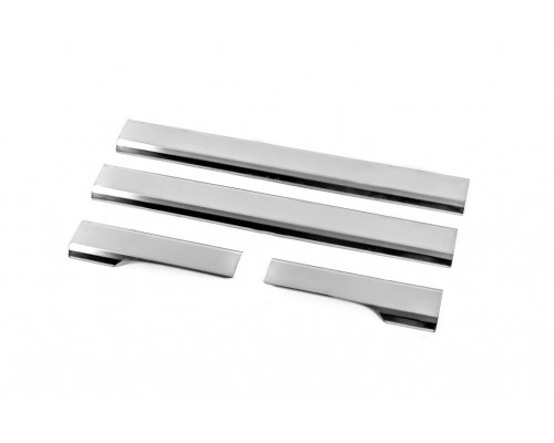 Накладки на внутренние пороги Carmos V2 (4 шт, нерж.) для Chevrolet Aveo T250 2005-2011 гг. - 80375-11