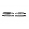 Накладки на ручки (4 шт) Omsa, італійська нержавіюча сталь для Chevrolet Aveo T250 2005-2011 - 48488-11