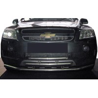Передній потрійний захист (нерж.) для Chevrolet Captiva 2006-2019