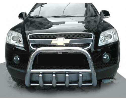 Передня дуга QT006 (нерж.) для Chevrolet Captiva 2006-2019