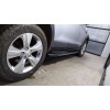 Боковые пороги Bosphorus Grey (2 шт., алюминий) для Chevrolet Captiva 2006+ и 2011+ - 62369-11
