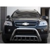 Передня дуга WT002 (нерж.) для Chevrolet Captiva 2006-2019