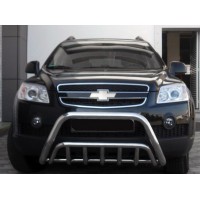 Передня дуга WT002 (нерж.) для Chevrolet Captiva 2006-2019